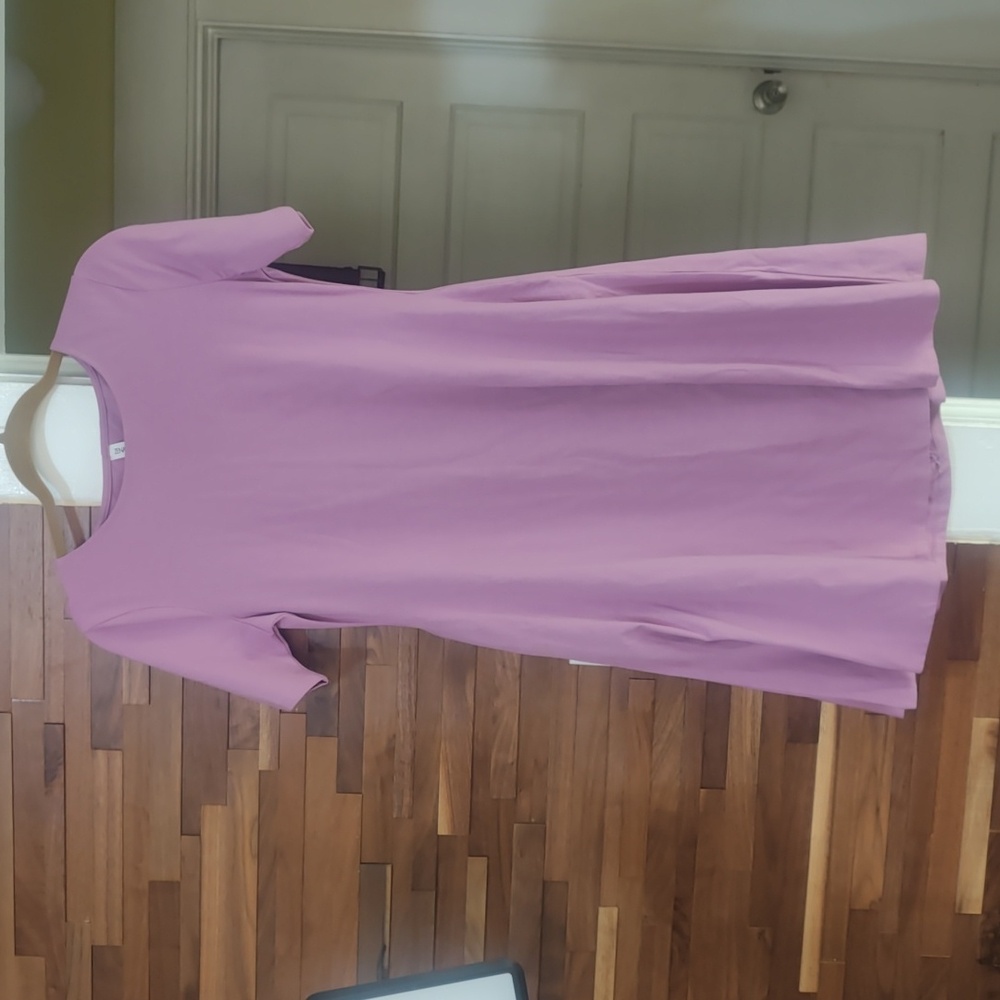 Zenana Outfitters Lavender Short Sleeve Dress Size S